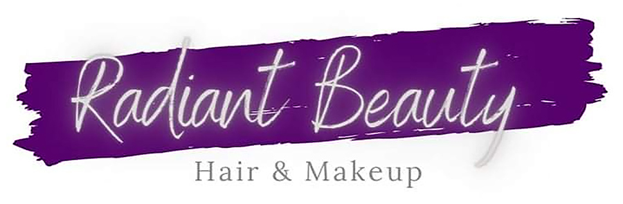 Radiant Beauty Hair and Makeup logo.
